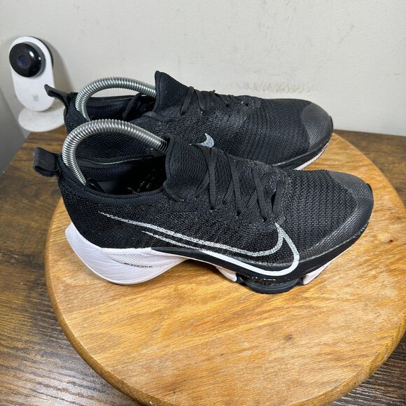 Nike Air Zoom Tempo Next% Flyknit Black Shoes Women's Size 8.5 CI9924-003